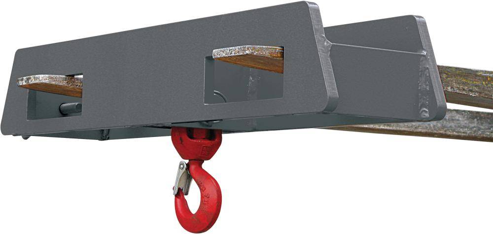 Lasthaken Stapler- Aufsatz über zwei Gabelzinken RAL 7016, 2500 kg - Artikel: 7830103010