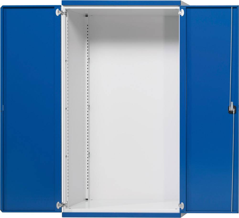 Schrankgehäuse B1085xT500xH1950mm RAL7035/5010 o.MittelwandSchwerlastschrank