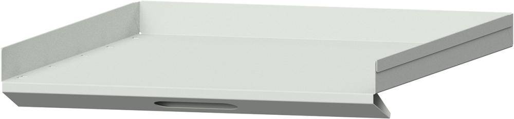 Auszugboden für Schwerlastschrank RAL 7035 B450xT540mm Traglast 100kg