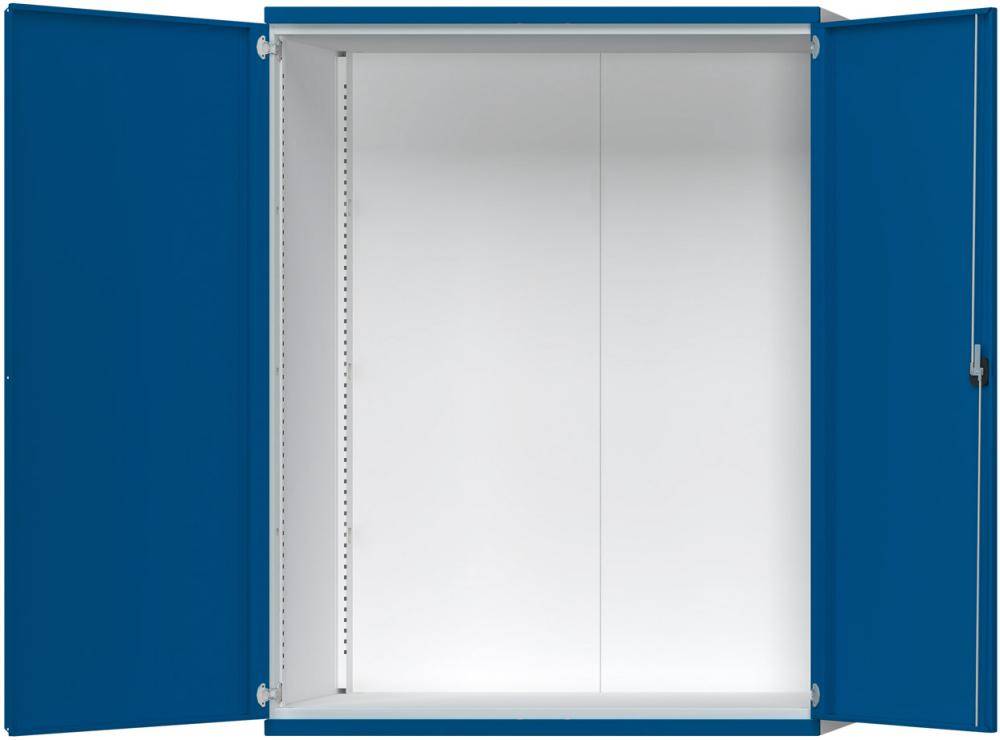 Schrankgehäuse B1485xT400xH1950mm RAL7035/5010 o.MittelwandSchwerlastschrank