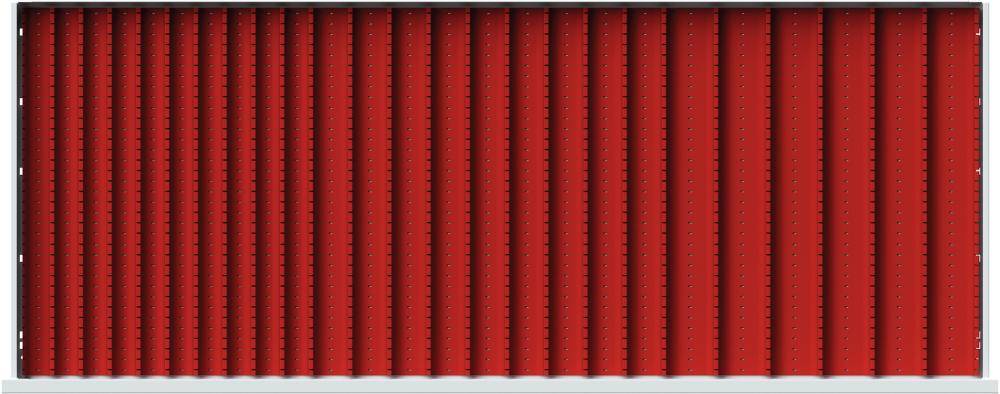 Muldenplatten f. Schublade B1380xT600mmab Fronthöhe 60 mm