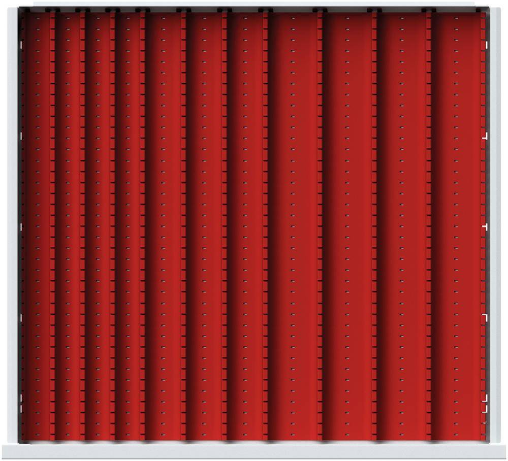 Muldenplatten f. Schublade B650xT600mm ab Fronthöhe 90 mm