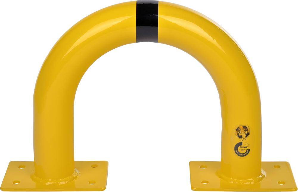 Rammschutzbügel B420xH350xD76 mm gelb/schwarz Stahl beschichtet