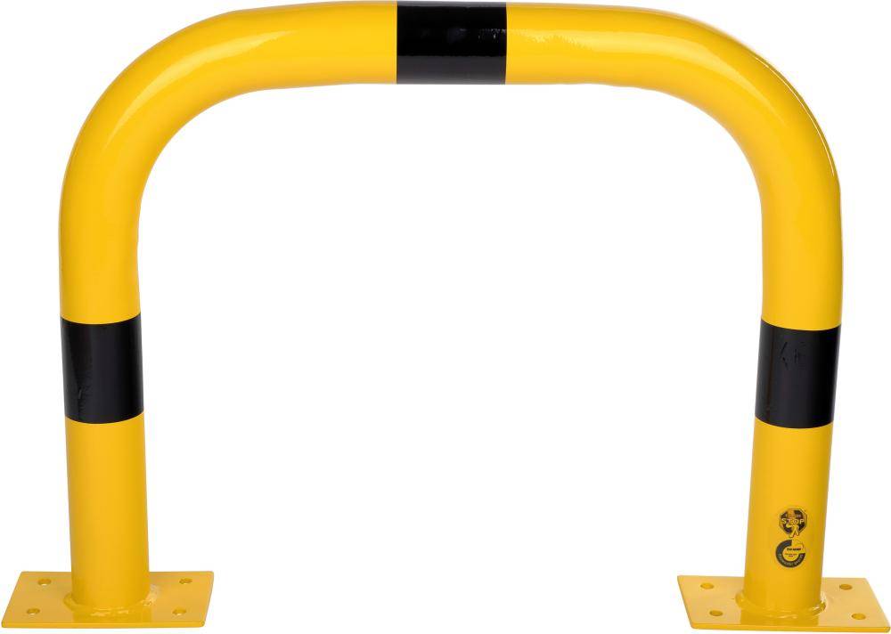 Rammschutzbügel B750xH600xD76 mm gelb/schwarz Stahl beschichtet