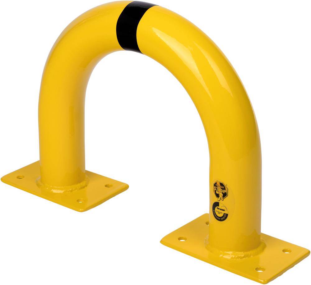 Rammschutzbügel B420xH350xD76 mm gelb/schwarz Stahl verz. beschichtet