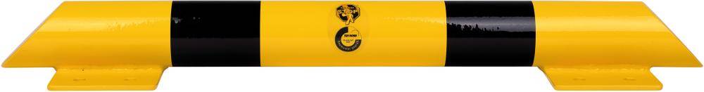 Rammschutzbalken L800xD76 mm verzinkt/gelb RAL1023
