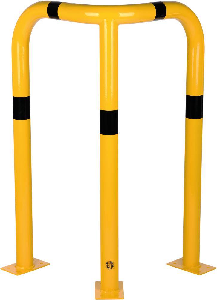Rammschutzecke H1200xSL600xD76 mm gelb RAL1023
