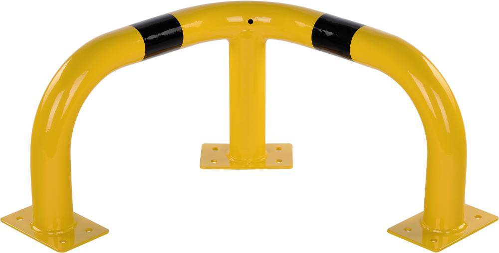 Rammschutzecke H350xSL600xD76 mm verzinkt/gelb RAL1023