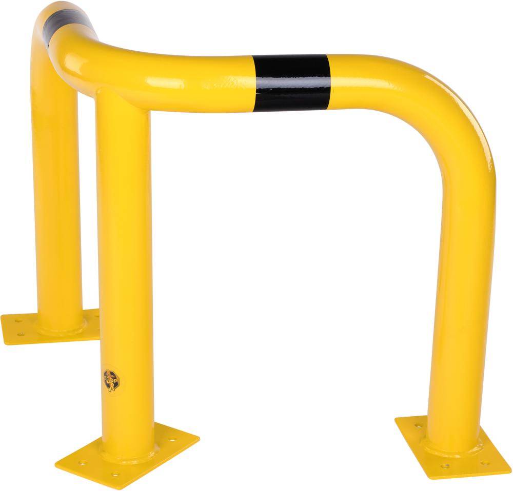 Rammschutzecke H600xSL600xD76 mm verzinkt/gelb RAL1023