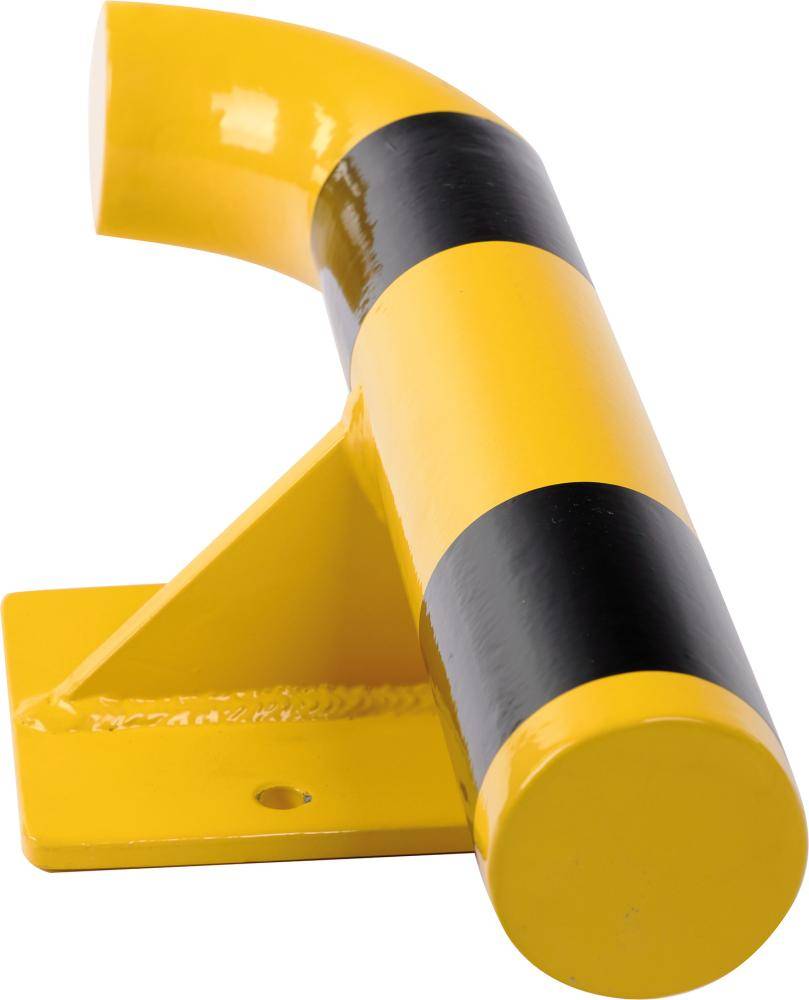 Wandschutz Außenecke 90 Grad links L500xH140xD76 mm Stahl,verz/gelb RAL1023 - Artikel: 7830107201