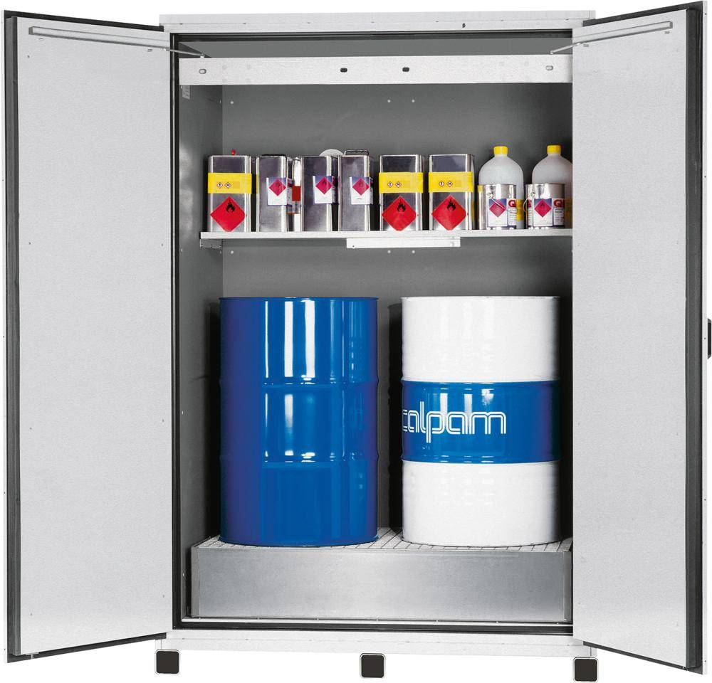 Fass-Schrank f. 2 Fässer m. Sockel u. 1 Boden - Artikel: 7830108928