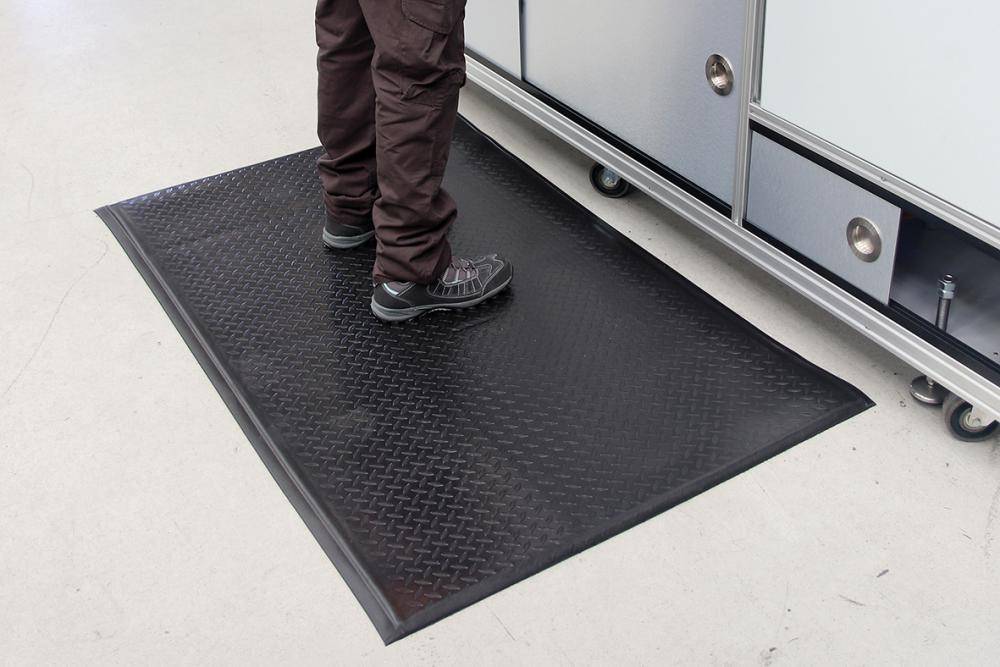 Anti-Ermüdungsmatte Orthomat Comfort Plus B90 cm x lfd.M schwarz - Artikel: 7830611769