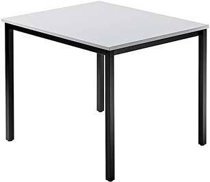 Besprechungstisch 80x 80 lichtgrau/schwarz - Artikel: 7830780520