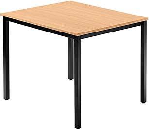 Besprechungstisch 80x 80 Buche/schwarz - Artikel: 7830780521