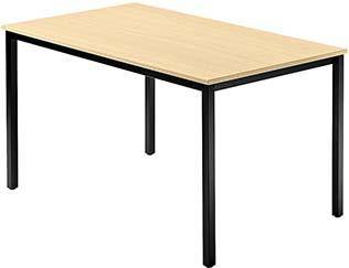 Bespr.-tisch 1200 x 800 Ahorn/schwarz - Artikel: 7830780522