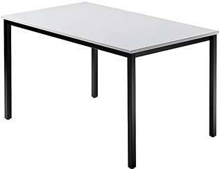 Besprechungstisch 120x80 lichtgrau/schwarz - Artikel: 7830780523