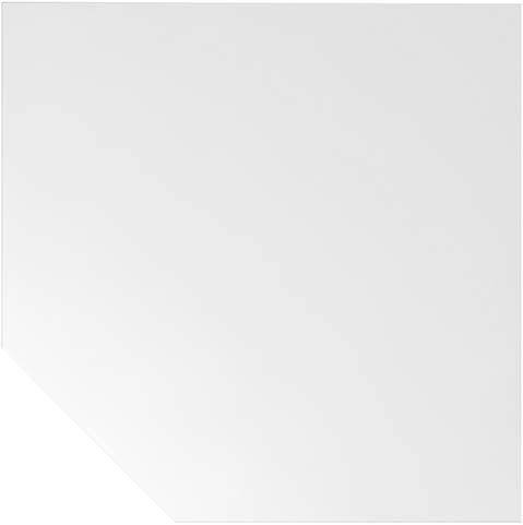Trapezeckplatte Weiß 1200x1200 mm H-Serie