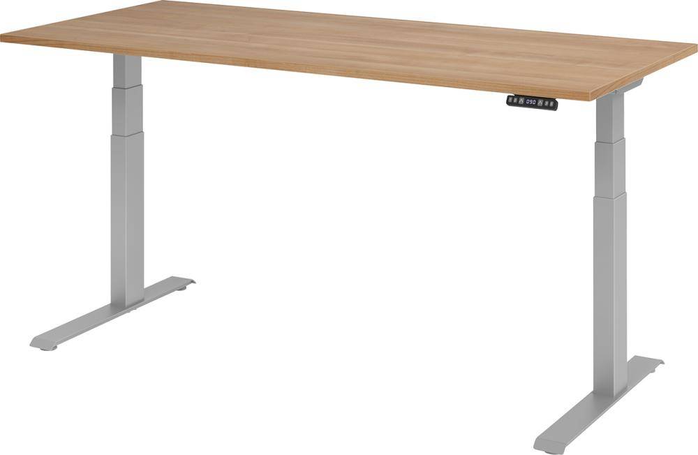 Schreibtisch XDKB19 180 x 80 cm Nussbaum, 25 mm dick ABS-Dickkante - Artikel: 7830781522