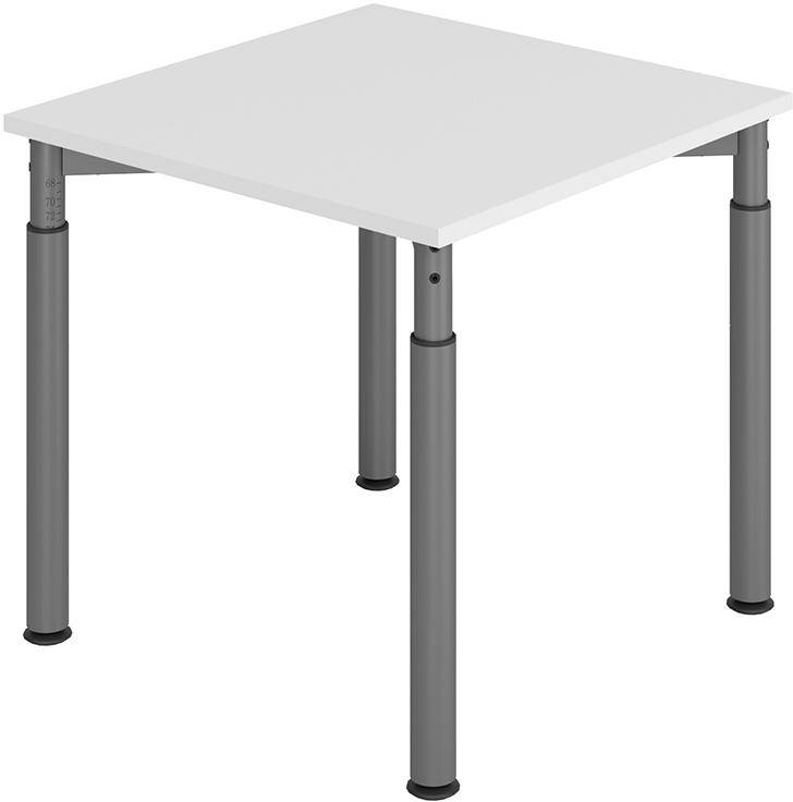 Schreibtisch 4-Fuß 800x800 mm Grau - Artikel: 7830781639
