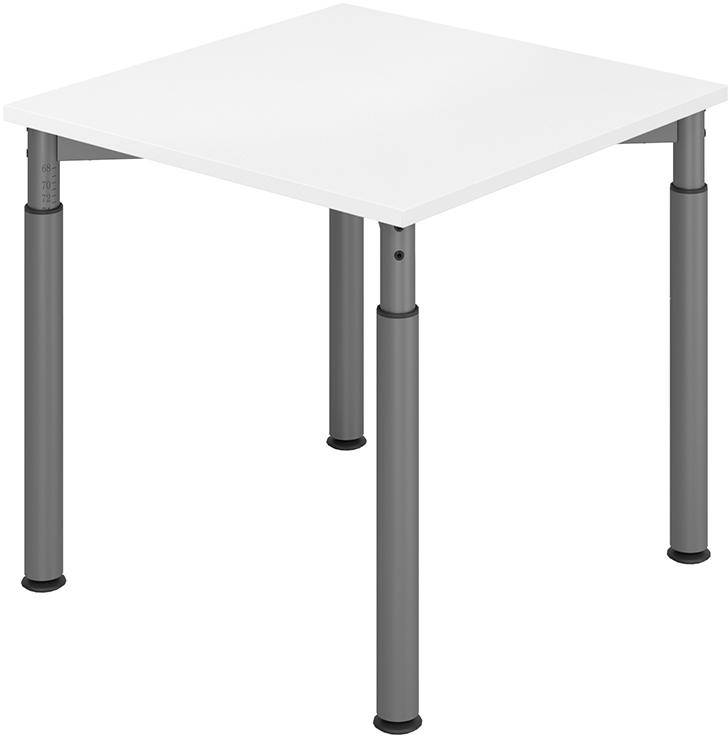 Schreibtisch 4-Fuß 800x800 mm Weiß - Artikel: 7830781641