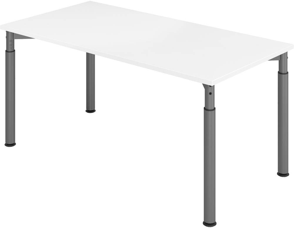 Schreibtisch 4-Fuß 1600x800 mm Weiß - Artikel: 7830781661