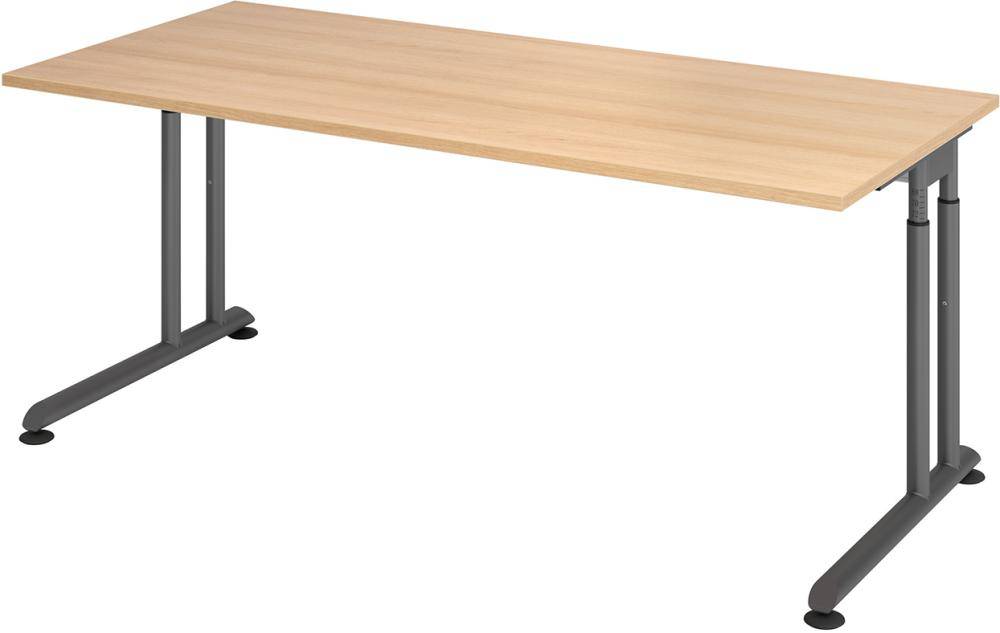Schreibtisch C-Fuß 1800x800 mm Eiche - Artikel: 7830781674