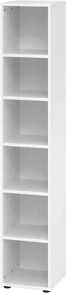 Regal 6 Ordnerhöhen 400x400x2156 mm Weiß - Artikel: 7830781703
