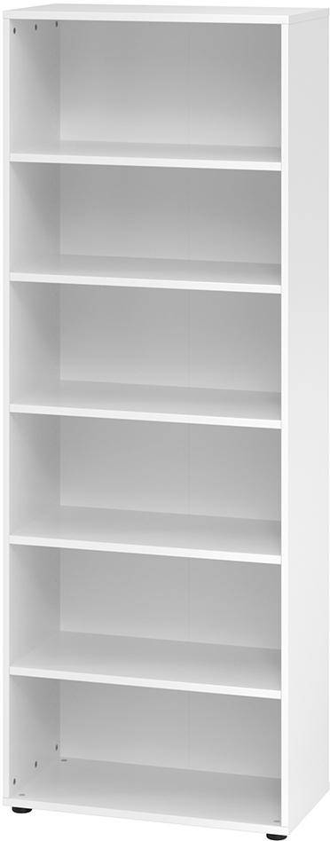 Regal 6 Ordnerhöhen 800x400x2156 mm Weiß - Artikel: 7830781707