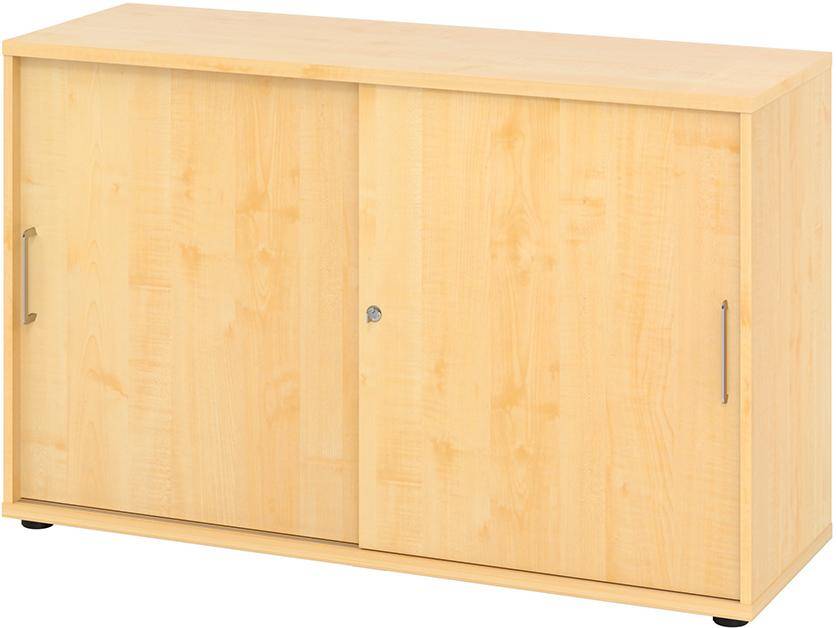 Schiebetürenschrank 2 Ordnerhöhen 1200x420x748 mm Ahorn - Artikel: 7830781762