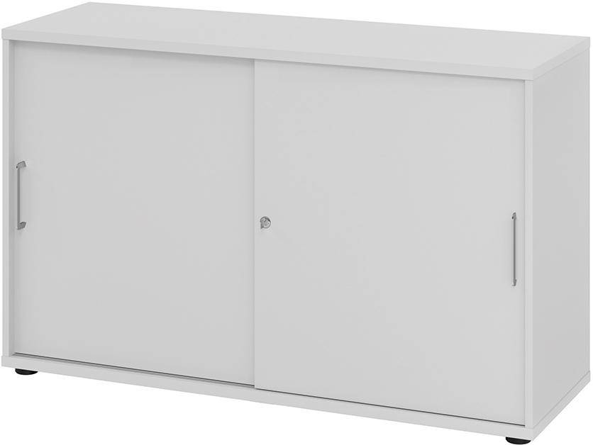 Schiebetürenschrank 2 Ordnerhöhen 1200x420x748 mm Grau - Artikel: 7830781763