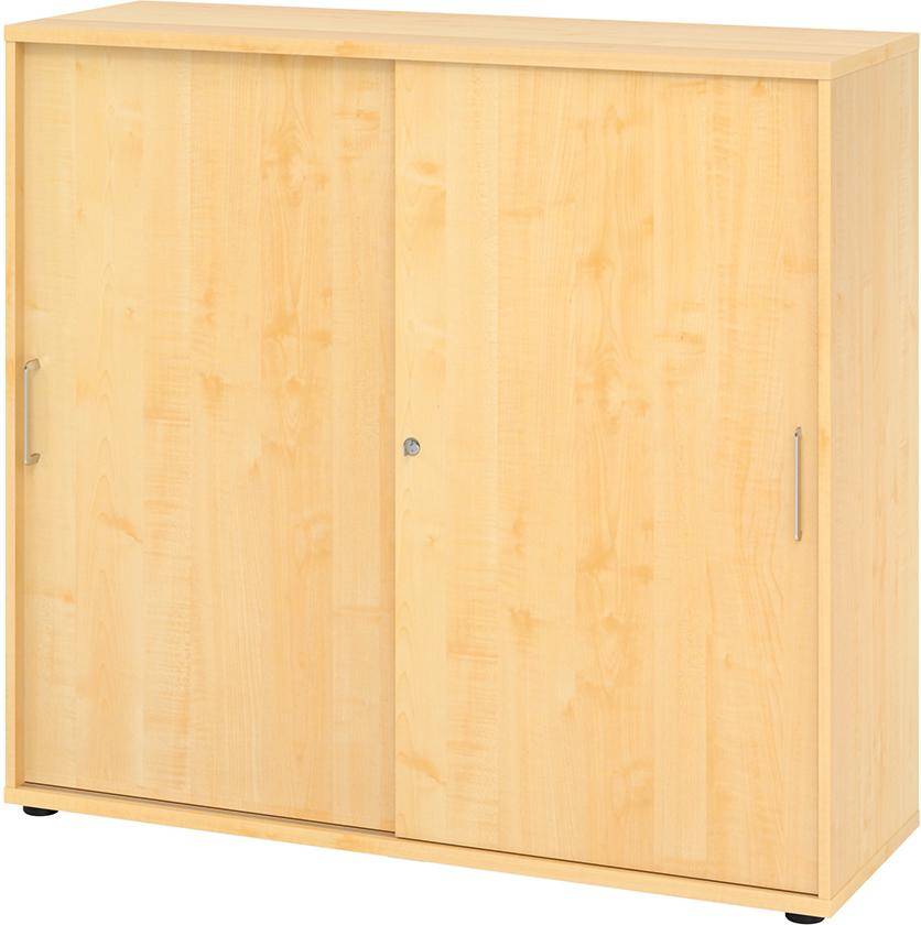 Schiebetürenschrank 3 Ordnerhöhen 1200x420x1100 mm Ahorn - Artikel: 7830781770