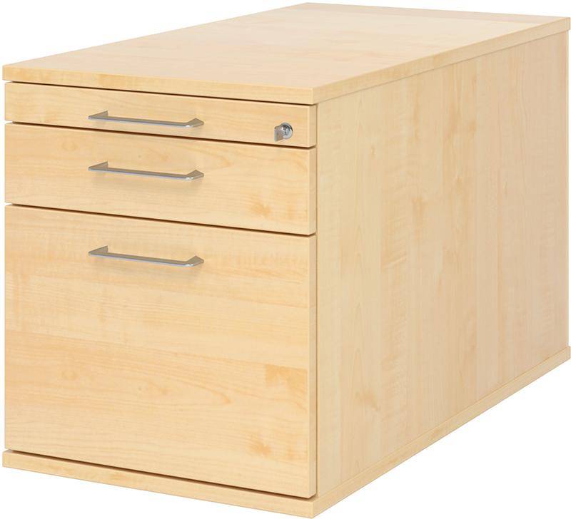 Rollcontainer 3 Schubladen 428x800x512 Ahorn - Artikel: 7830781786