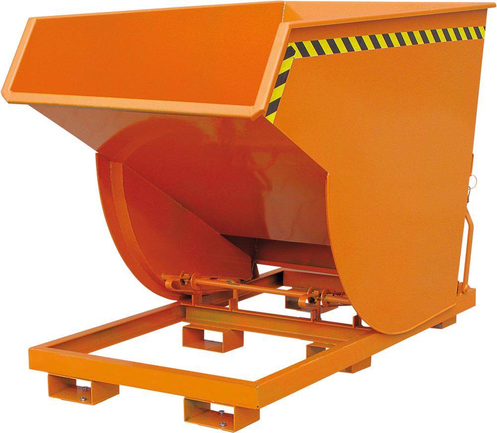 Kippbehälter 1500 l B1480xT1900xH1400 mm RAL2004,Tragkraft 3000kg mit steilem Kippwinkel - Artikel: 7830912136