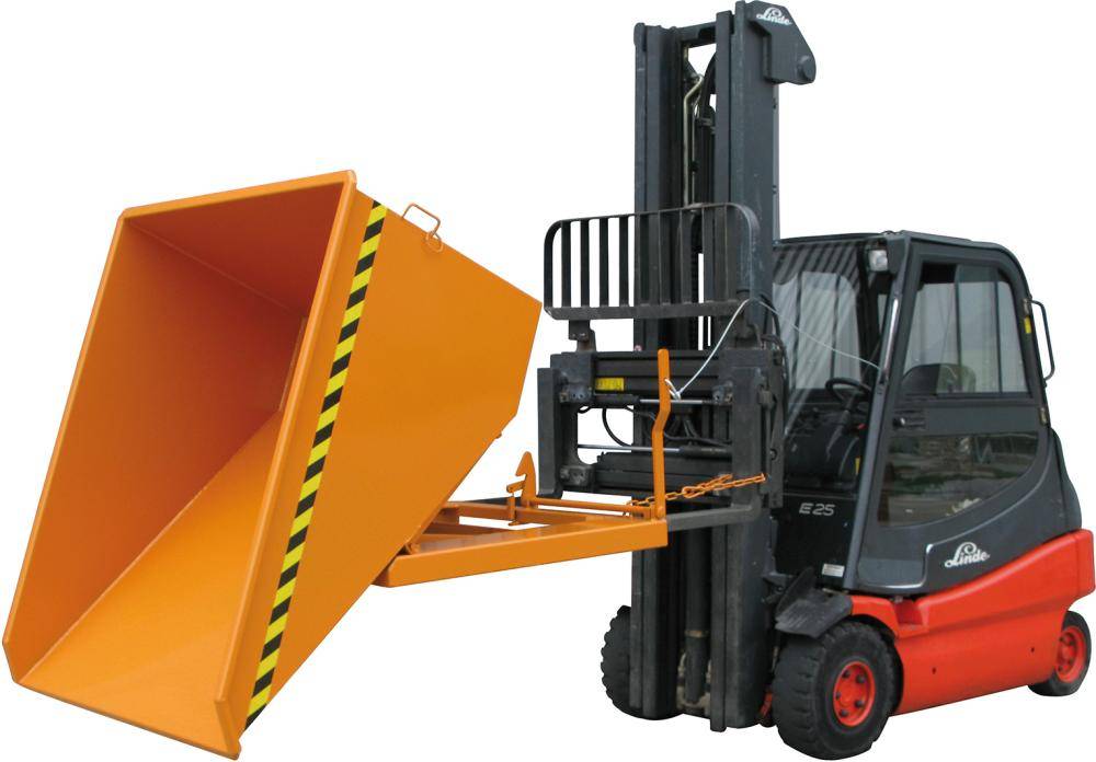 Muldenkippbehälter 1000l B1380xT1710xH905 mm RAL2004,Tragkraft 1000kg 1000 Liter, RAL 2004 - Artikel: 7830913803