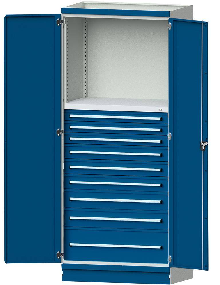 Anke Schublade B600xT600mm FH60mm RAL 5010 Traglast 100kg