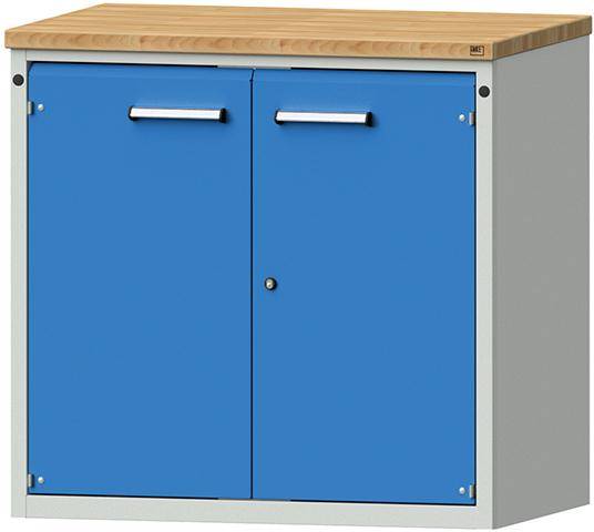 Anke Thekenschrank B1060xT700xH1020mm RAL 7035/5012 1 Tür