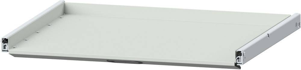 Auszugboden B750xT603mm RAL 7035 Traglast 200 kg