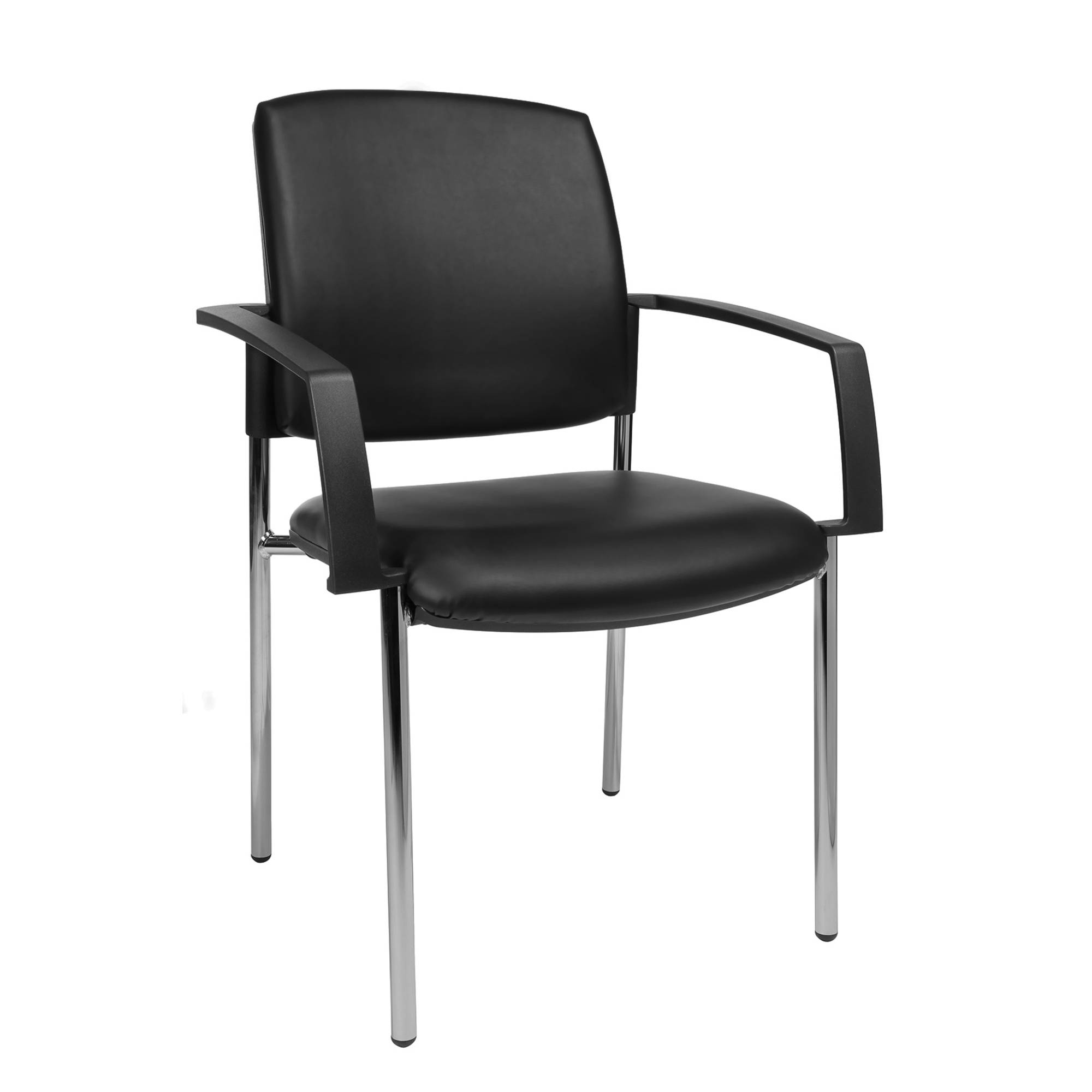 TOPSTAR Besucherstuhl MEDICAL10 KH190AD30 mAL Stahl co Bezug sw