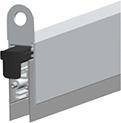 Auto.Türbodendichtung EllenMatic Optimal m. Montagew., silber,L708 - Artikel: 8711286240807