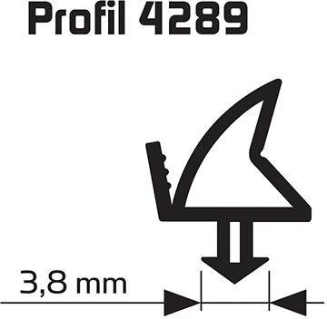Renov.-Dichtung sw Profil25m, 4289 f. KF-Fenster u.Türen Silikon - Artikel: 8711286606238