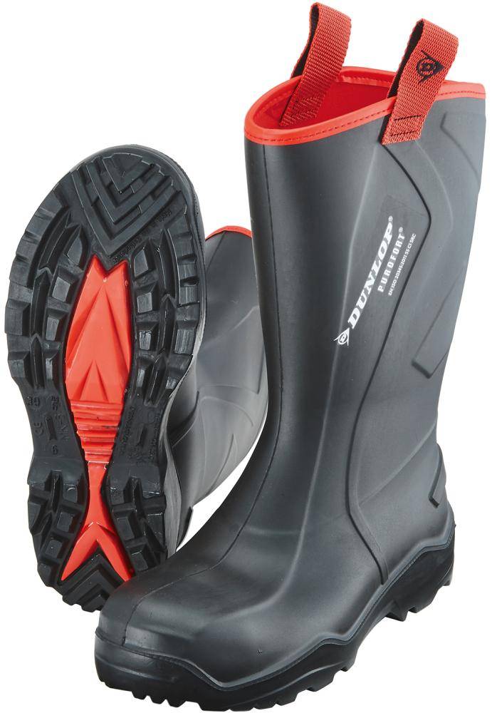 Stiefel Dunlop Purofort+ Rugged, Gr. 45, schwarz - Artikel: 8713197044970