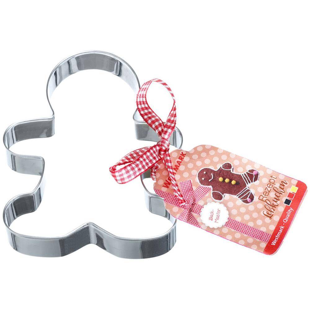 WESTMARK Lebkuchen-Ausstechform Gingerman 12 cm aus Edelstahl