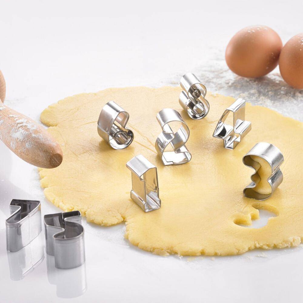 WESTMARK Zahlen-Ausstechformen 0-9, 2,5 cm aus Edelstahl