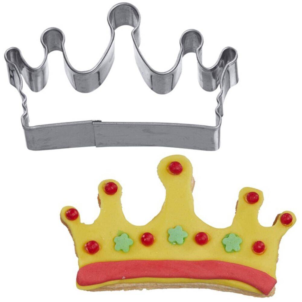 WESTMARK Ausstechform Krone 4,5 cm aus Edelstahl