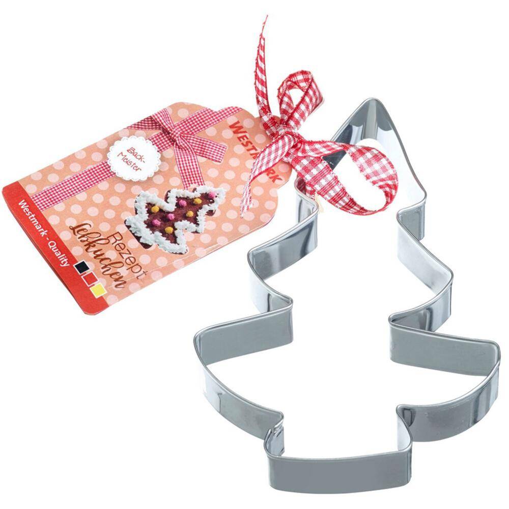 WESTMARK Lebkuchen-Ausstechform Tannenbaum 12 cm aus Edelstahl