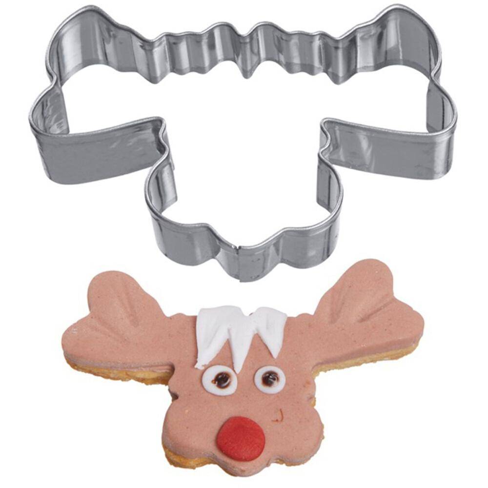 WESTMARK Ausstechform Elch-/Rentierkopf 7 cm aus Edelstahl