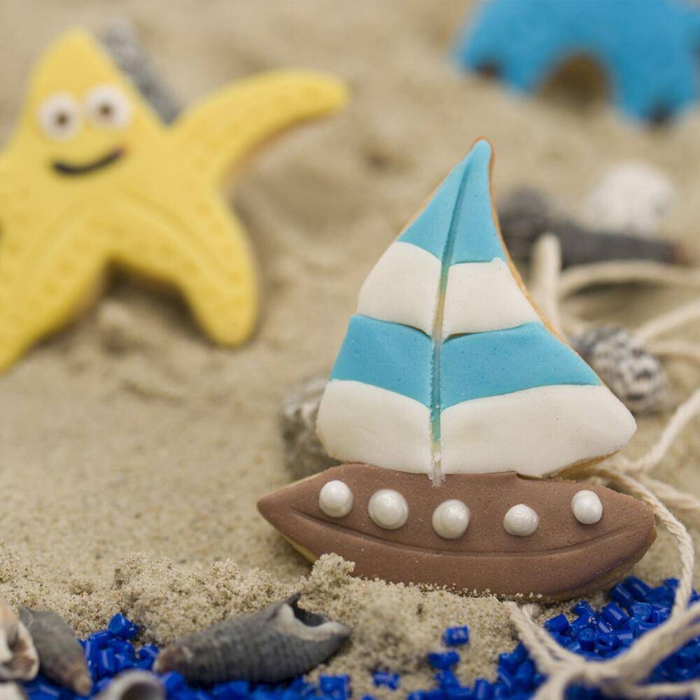 WESTMARK Ausstechform Segelschiff 6 cm aus Edelstahl