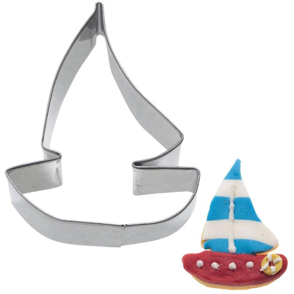 WESTMARK Ausstechform Segelschiff 6 cm aus Edelstahl