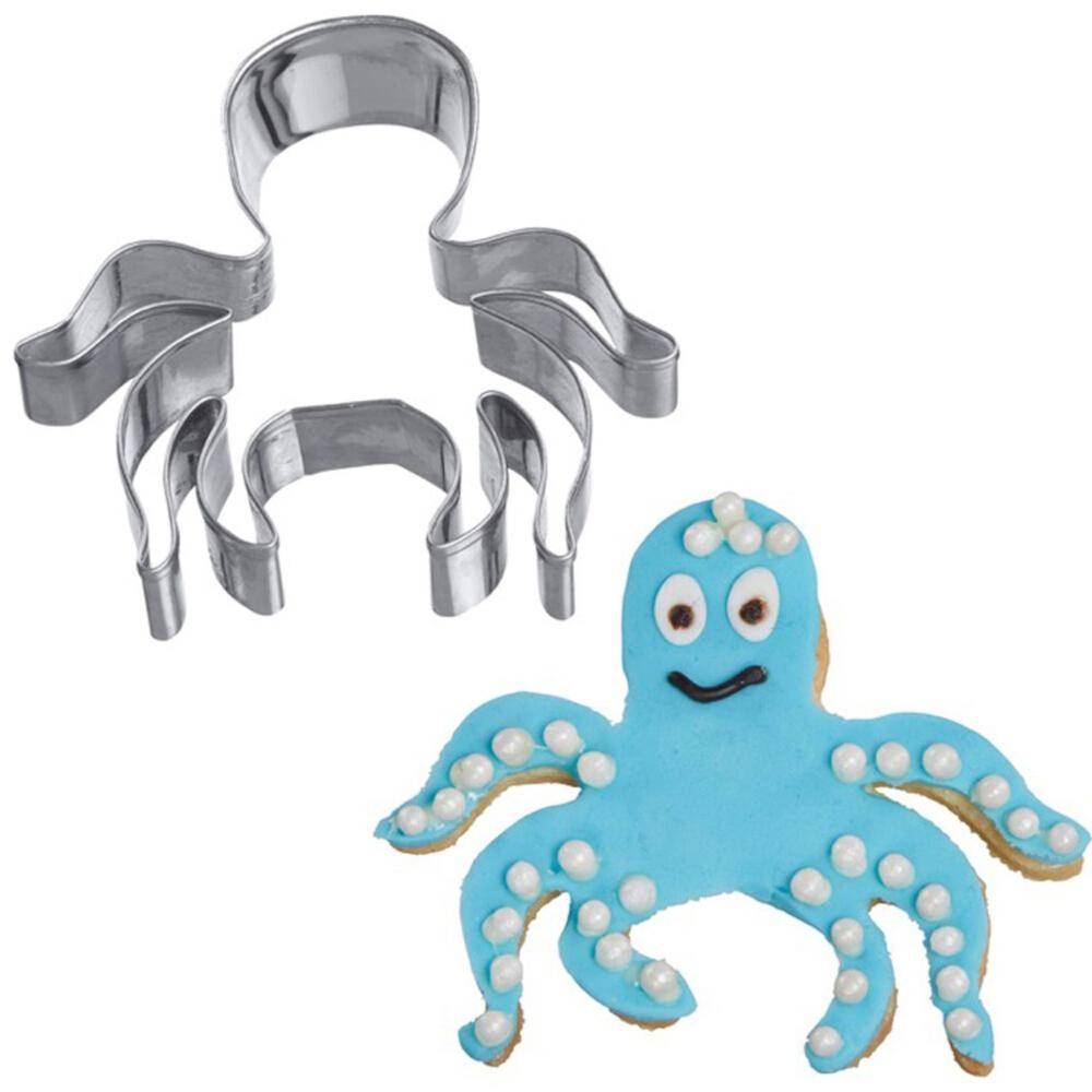 WESTMARK Ausstechform Krake 6,5 cm aus Edelstahl