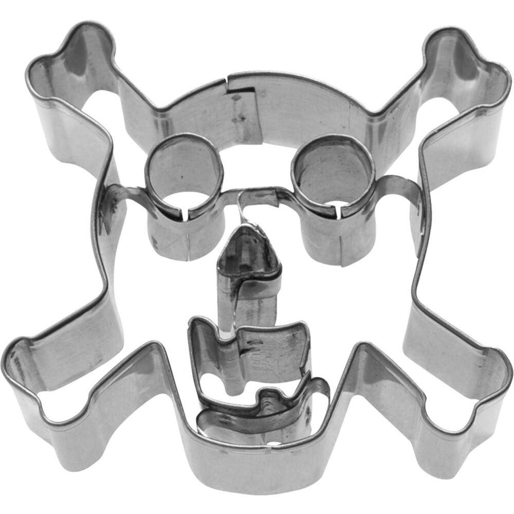 WESTMARK Ausstechform Totenkopf 2D 7 cm aus Edelstahl